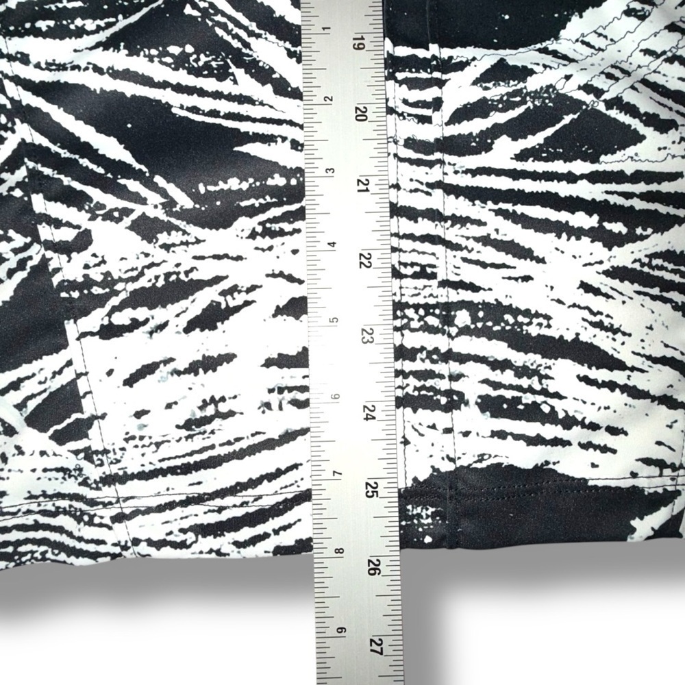 SLAZENGER Women's Marble Pin Tuck Sleeveless Golf Polo - XXL Black/White - Picture 12 of 13